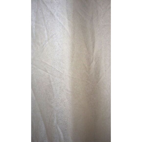 Lauren Ralph Lauren Women's Sz XL Winter Cream Foiled-Metallic Jersey Tee $80 - Picture 4 of 11